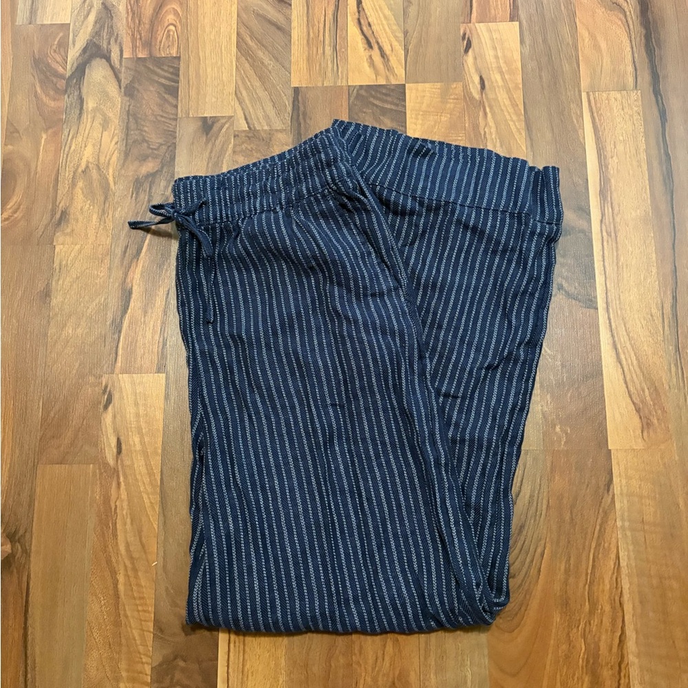 Time and Tru Navy Striped Slacks